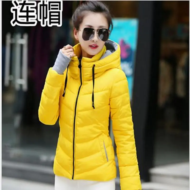 Cabolsas com Capuz Cabolsa de Inverno Novo Estilo Primavera Outono Inverno Jaqueta Feminina Parka Feminino Grosso Algodão Acolchoado Forro Senhoras Xs-3xl