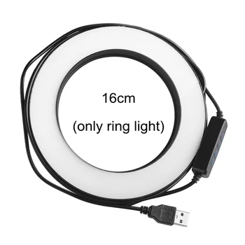 

Camera Photo Studio Accessories Photographic Lighting Ring Light 16cm 20cm 26cm With Cable/Mount for Canon for DSLR Camera