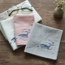 1 шт., индивидуальный логотип, хлопковый носовой платок, подарки на день рождения, вышивка подруги, персонализированное полотенце для рук, подарок для невесты