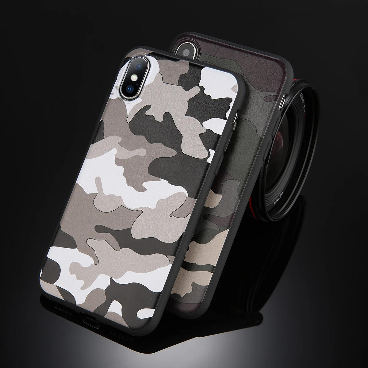 Moskado военный камуфляжный чехол для iPhone 11 Pro Max 6 6S 7 8 Plus X XR XS Max чехол армейский зеленый камуфляж мягкий ТПУ чехол для телефона