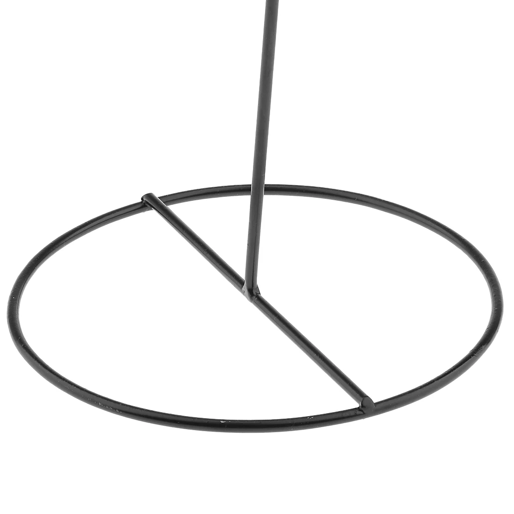  2x Hat Display Holder Baseball Sports Cap Storage Organizer Stand Rack Set for Shop Salon Black White