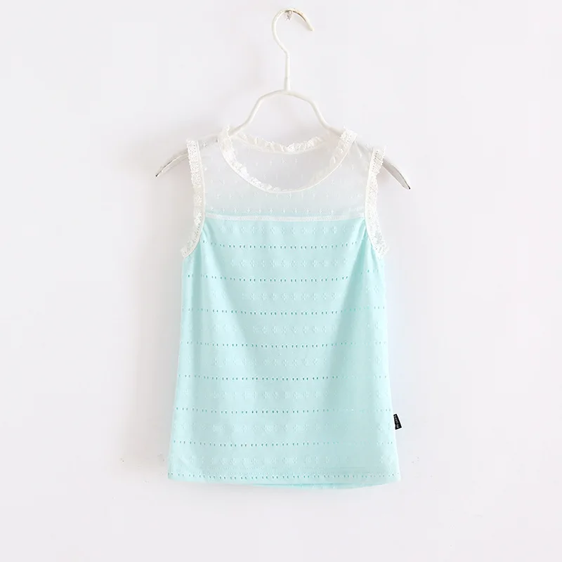 Baby Girls Tanks Tops Solid Cotton Underwear Girls For Summer KT 1808