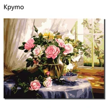 Картина по номерам рамки Раскрашивание по номерам картины Домашний декор холст живопись по номерам украшения модульные картины V