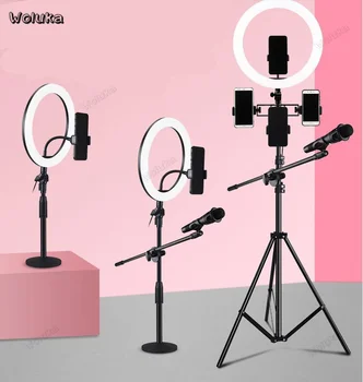 

Increased microphone stand floor-to-ceiling tripod light-up wireless microphone shelf cantilever CD50 T15