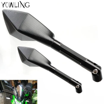 

Universal Motorcycle mirrors Aluminum motorbike Side mirror rearview for Kawasaki NINJA 650R/ER6F/ER6N ER-6N GTR1400 / CONCOURS