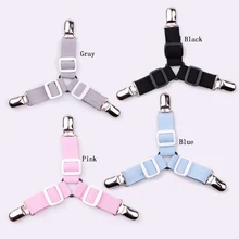 4 pcs New Elastic Cover Blankets Grippers Holder Bed Sheet Clip Mattress Fasteners Fixing Slip-Resistant Belt Clip Home Living 4 pcs New Elastic Cover Blankets Grippers Holder Bed Sheet Clip Mattress Fasteners Fixing Slip-Resistant Belt Clip Home Living