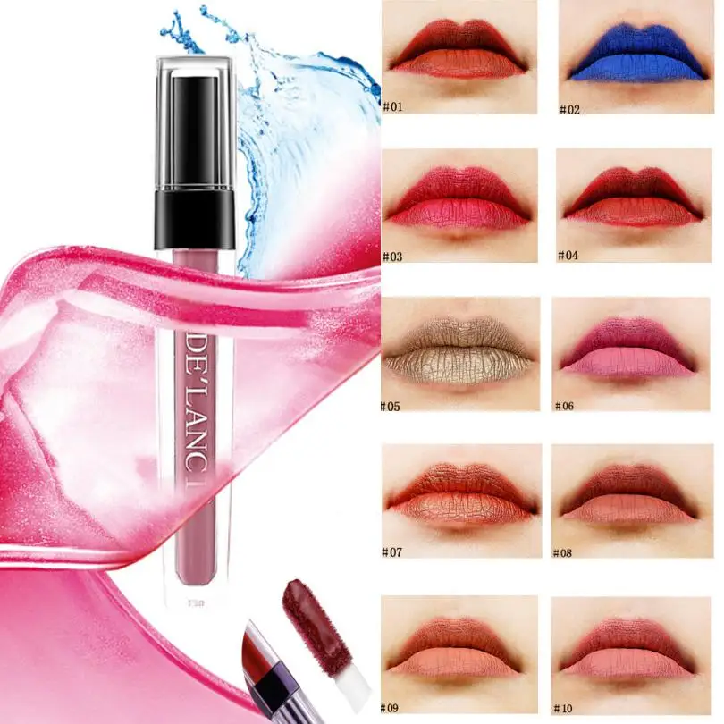 Single Lip Strong Waterproof Gloss Matt Long lasting Lip Gloss