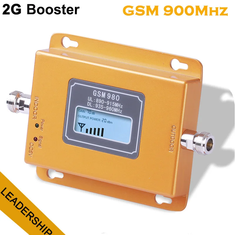 ЖК-дисплей Дисплей GSM980 900 МГц 2G беспроводной мобильный/сотовый телефон ретранслятор сигнала усилитель с ЖК-дисплей Дисплей усилитель детектора