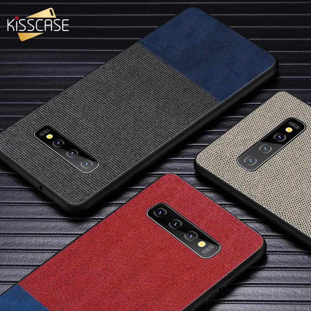 KISSCASE Fabric Phone Case For Samsung Galaxy J8 J6 J4 Plus 2018 J7 J5 J3 2017 J2 Prime 2016 Leather Capa |
