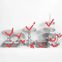 Серебряный 10 шт набор для торта