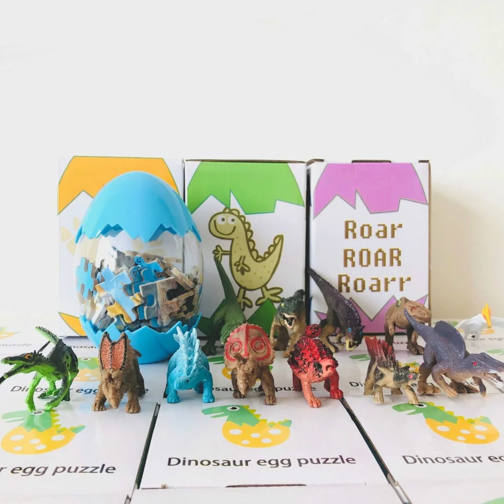 60 штук, яйцо динозавра, деревянная головоломка, детские игрушки, интеллектуальные игрушки, игрушки для раннего обучения