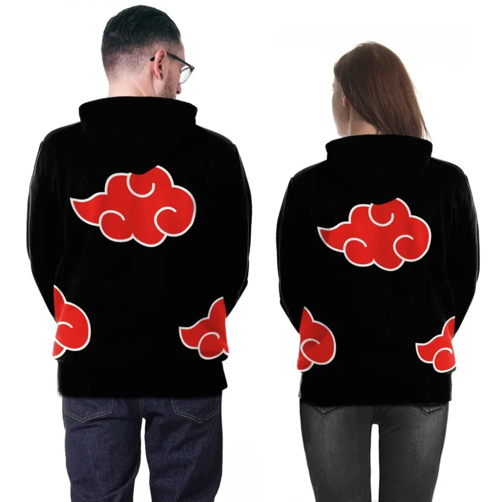  Naruto 3d Hoodie Akatsuki Cosplay Sweatshirt Anime Itachi Uchiha Men Women Kid Print Clothing