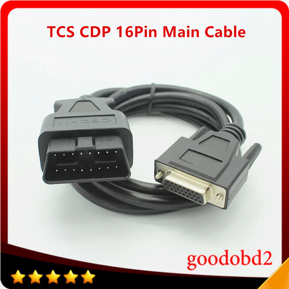 

TCS CDP DS150E Main Unit Cable As Picture Show NEW VCI TCS CDP DS150 Only obd2 16pin Cable