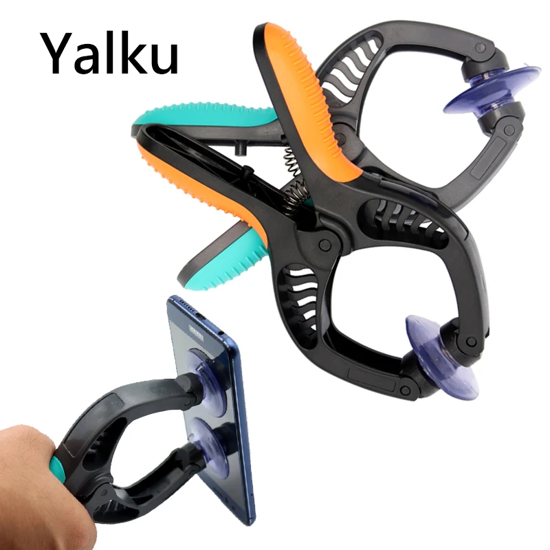 

Repair Mobile Phone Tool Suction Cup LCD Screen Sucker Opening Tool Double Separation Clamp Plier Repair Tool For IPhone IPad