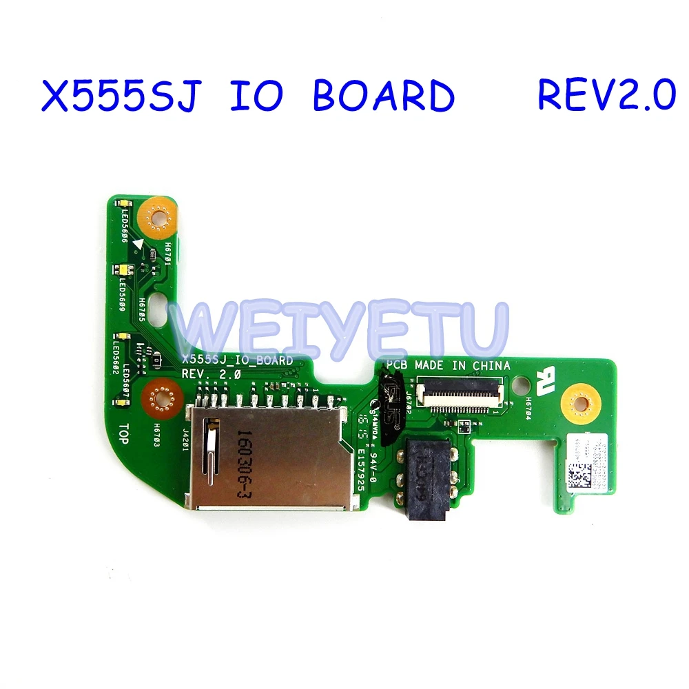 

X555SJ IO BOARD REV2.0 For ASUS X555SJ X555S A555S F555S IO BOARD Audio board Tested Work Well and Motherboard