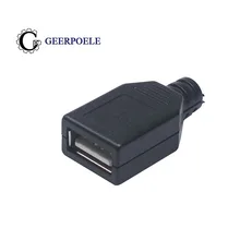 10 шт. USB разъем/USB Женский штекер A Тип провода Тип сварной провод кабельный разъем USB мастер