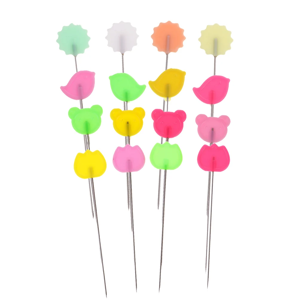 Box Patchwork Pins Straight Pins DIY Craft Quilting Tool Sewing Accessories Bird Knitting for Dressmaking Garment Clothes Jeans
