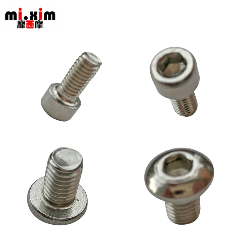 10PCS Bicycles Screws M5 Mountain Bikes Stem stainless steel inner six
