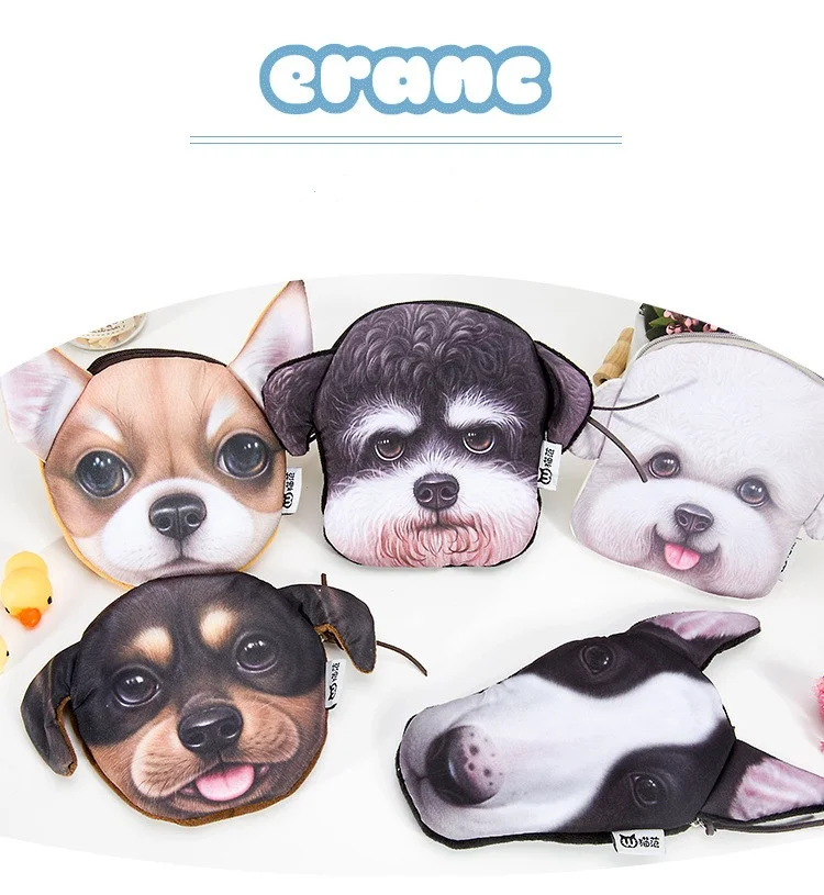 Portamonete Mini In Tela - Set 4 Pezzi Floreale Con Cerniera - Portafoglio Donna - Foto 5