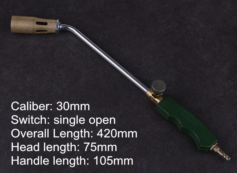 Caliber 30mm Spray Gun LPG Gas Torch Gun No Tubein Welding Torches from Tools on