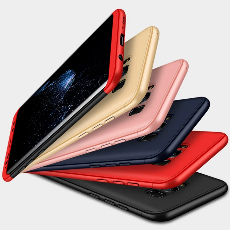 

3 in 1 Armor Phone Case For Samsung Galaxy S9 S8 Plus S6 S7 Edge J3 J5 J7 2017 A8 Plus 2018 Luxury Hard PC Case Back Cover Coque