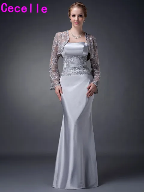 Silver Mother of the Bride Dresses