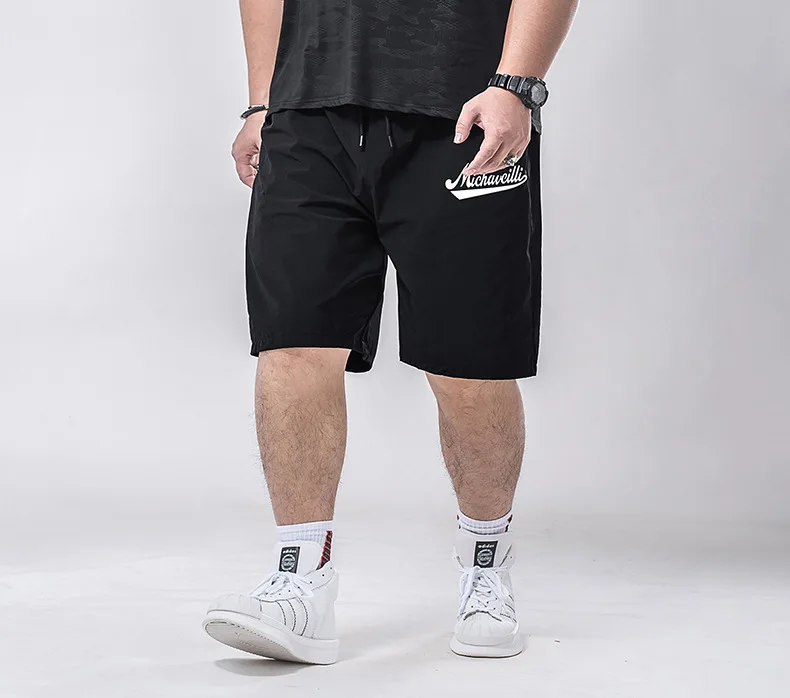 Gersri Большие размеры повседневные мужские мешковатые шорты летние модные Шорты повседневные черные пляжные шорты до колен джоггеры 7XL