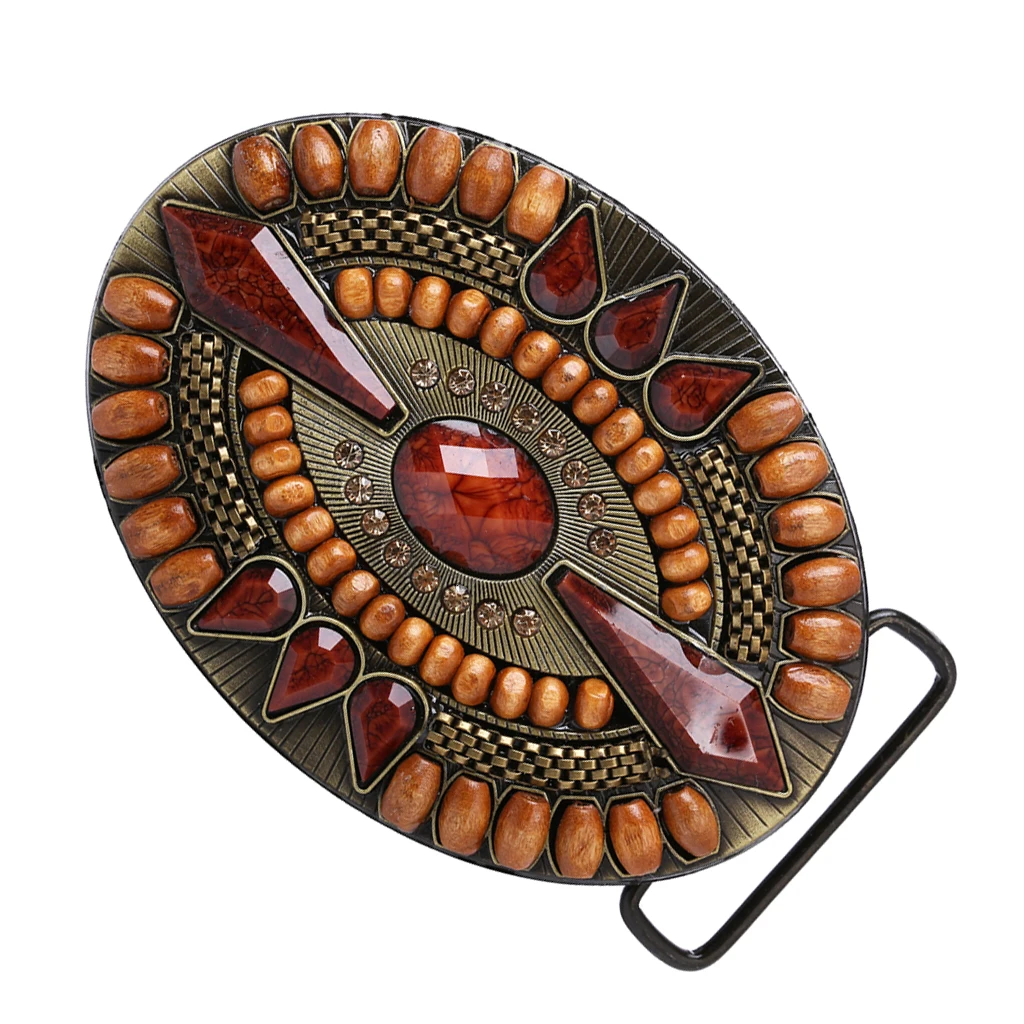 Retro Vintage Western Bohemian Boho Zinc Alloy Mens Belt Buckle Novelty Gift for belt width 3.6-3.9cm
