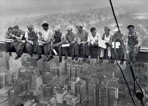 

Lunch On a Skyscraper New York City Print Poster Canvas Fabric Cloth Poster