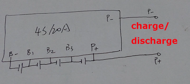 2 шт./партия защитная плата для батарей 20 А LiFePO4 BMS/PCM/PCB 4 упаковки батарейка 18650