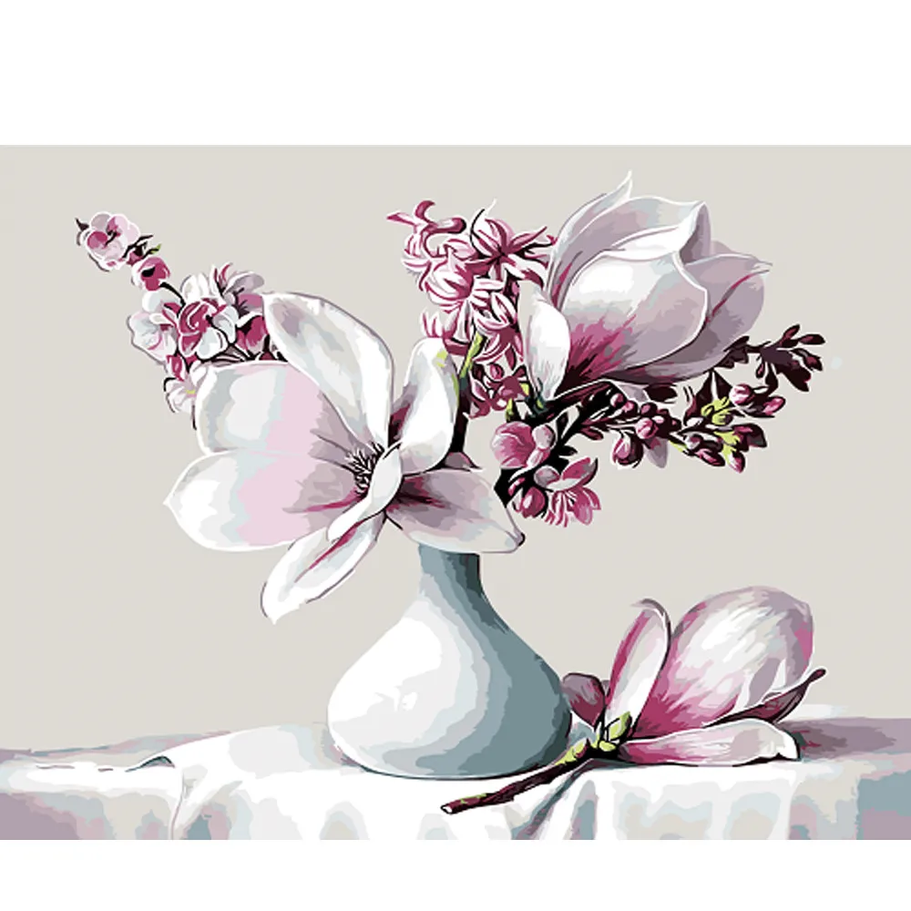 

CHUNXIA PBN Relax DIY Painting By Numbers DIY Framed Oil Paint Figure Painting Pictures Wall Art Home Decor Unique Gift C126