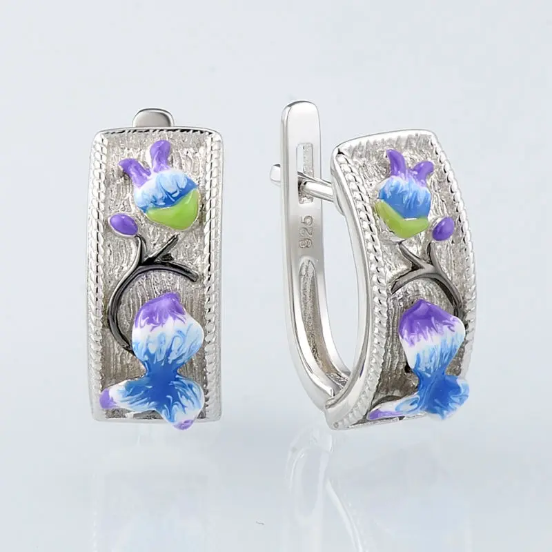 E308936ENASK925-Silver Earrings-