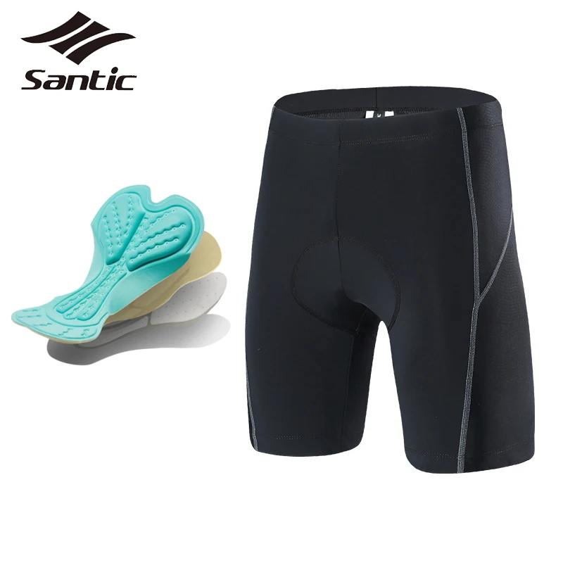 

SANTIC Coolmax 4D Padded Shockproof MTB Road Bike Shorts Reflective Anti-sweat Cycling Shorts Bermuda Ciclismo Size S-XXXL
