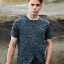 Летняя быстросохнущая Повседневная футболка Jeep, быстросохнущая мужская мода, Мужская одежда для бодибилдинга, скалолазание