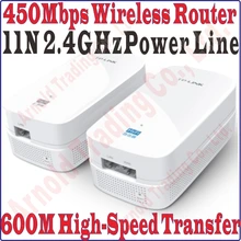 TP-LINK 802.11n 450 Мбит/с Wi-Fi Мощность линии комплект Беспроводной Мощность линии адаптер Сетевой удлинитель WiFi точка доступа 450 Мбит/с wi-Fi роутера prom10