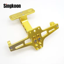 CNC мотоциклетные держатель номерного знака Рамка Кронштейн светодиодный свет для Yamaha YZF R1 R6 FZ1S FZ6S V-MAX 1700 MT01MT 03 MT 07 MT10