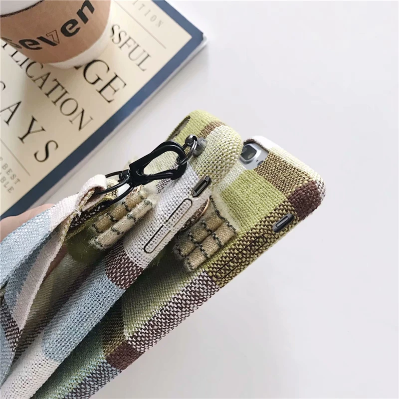 Cloth Fabric Stripe Phone Case (8)