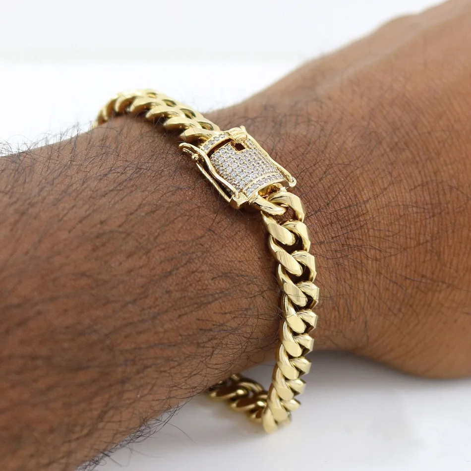 Men-Cuban-Miami-Link-Bracelet-Stainless-14k-Gold-_57 (5)