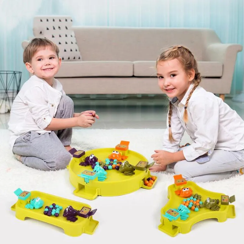

Funny Hungry Frogs Educational Toy Creative Desktop Toy Interactive Game Beads Feeding Toy Child Gift Puzzle Toys For Children