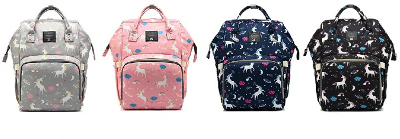 Unicorn Mummy bag multi-function large capacity waterproof backpack Backpack multi-function out of mother-to-child bag24