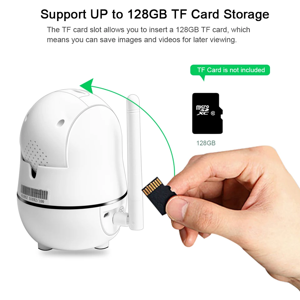BESDER 1080P домашняя IP камера безопасности 720P Беспроводная умная WiFi Аудио запись