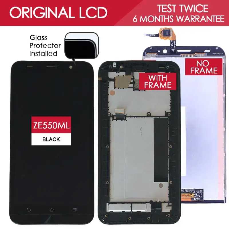 5 5 INCH 100 Tested Original 1920x1080 Display For ASUS Zenfone 2 ZE551ML LCD Touch Screen