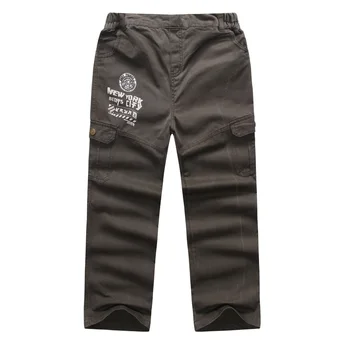 

Spring and Autumn Boy Casual Trousers Child 100% Cotton Straight Children's Clothing Trousers Pants for Boy Kids