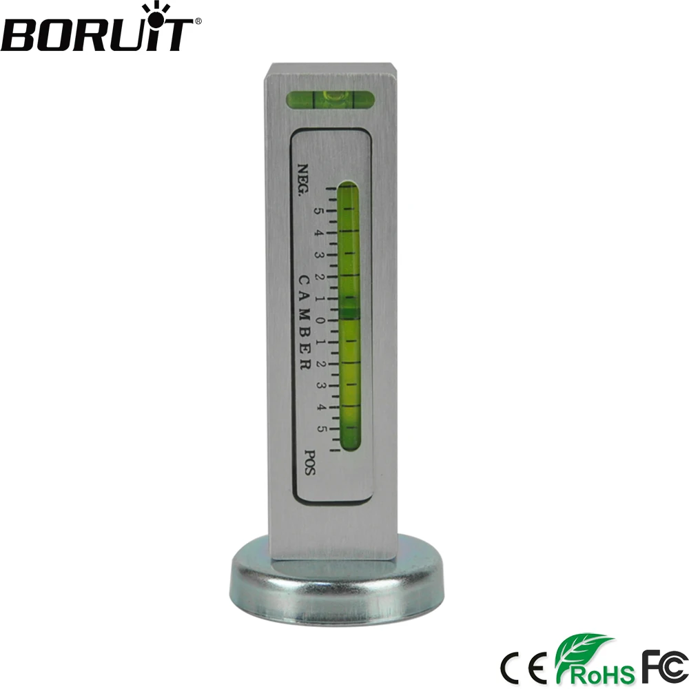 

BORUiT Universal Adjustable Magnetic Camber Castor Strut Wheel Alignment Gauge Tool Four-wheel Aligner Camber Castor Strut