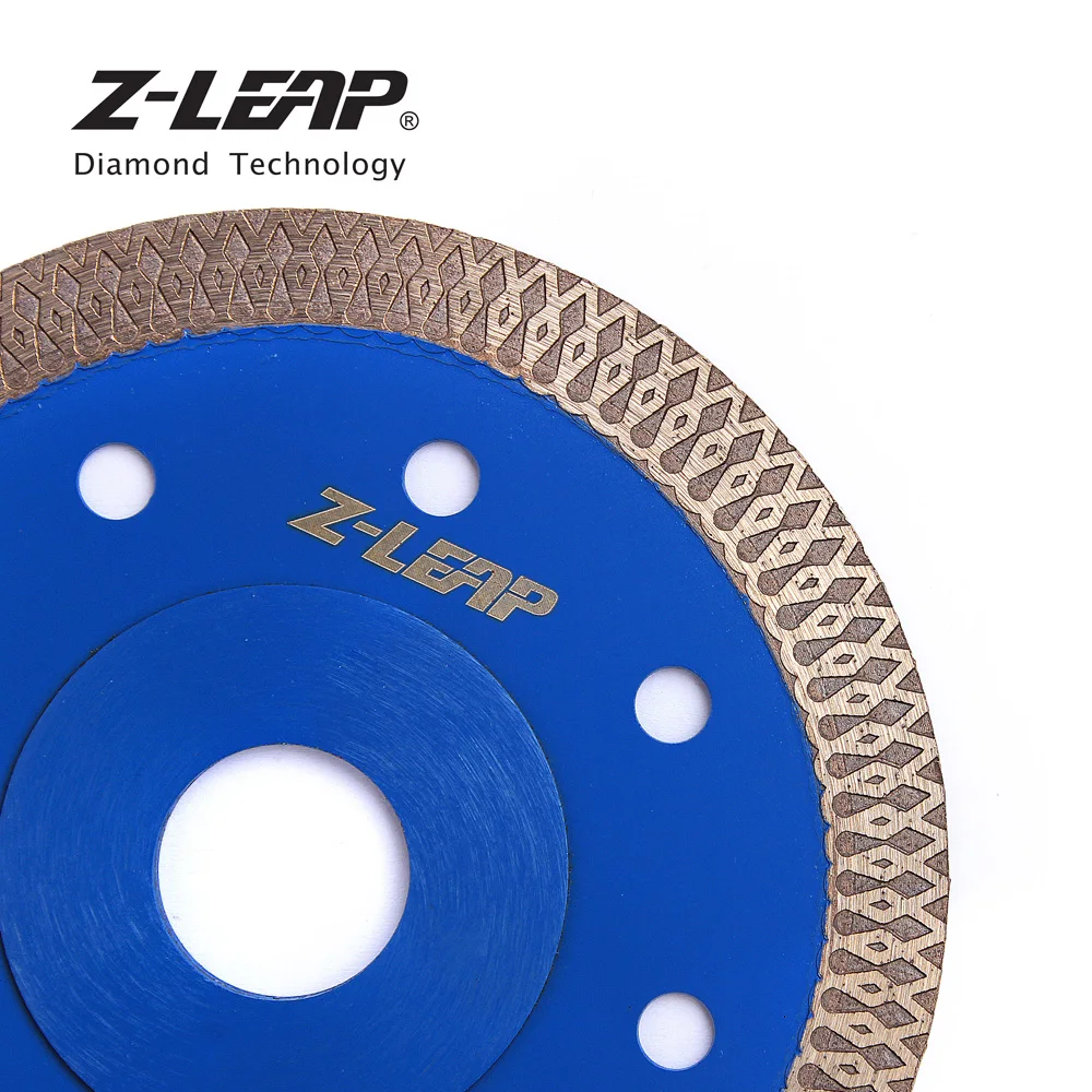 Z-LEAP 105/115/125 мм Алмазный Пильный Диск Гранит Мрамор керамика отрезной диск супер тонкий Turbo полотна циркулярной пилы стандарт огранки инструменты