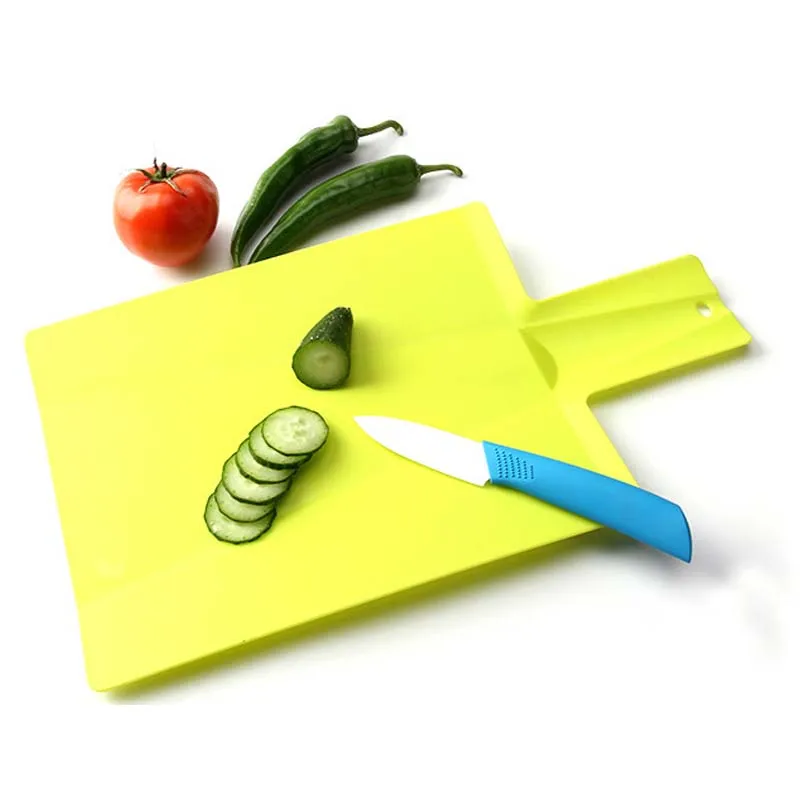 

Plastic Chopping Blocks Flexible Folding Non-Slip Cutting Slicing Board Mat Kitchen Folding Cutting Board Camping Cooking Mat