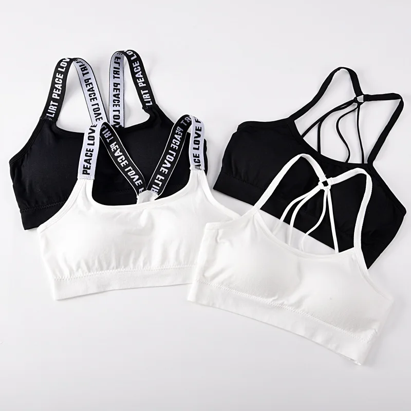 

Girl Sport Bra for Child Underwear Girl Bra for Girls Running Yoga Teenage Underwear No Rims Training Bras for Sport Girls