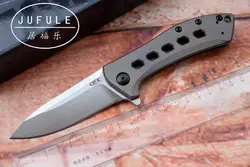 JUFULE 2017 OEM ZT 0801BRZ шарикоподшипник Складной D2 Стеклоочистителя Titanium ручка Отдых На Природе Охота Выживания Кухня Открытый EDC Инструмент Нож