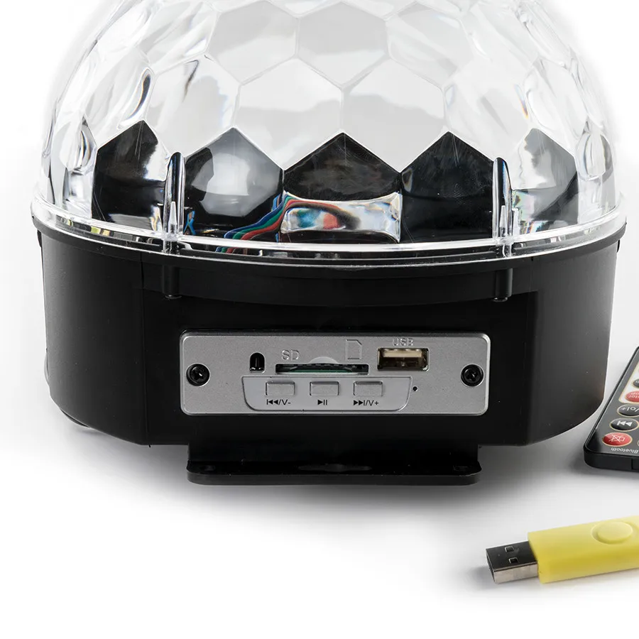 JOSOCCO Led Дискотека Сценический вечерние светильник музыкальный динамик Bluetooth DJ волшебный пульт ДУ со звуковым управлением Лазерная Клубная Лампа проектор светильник ing