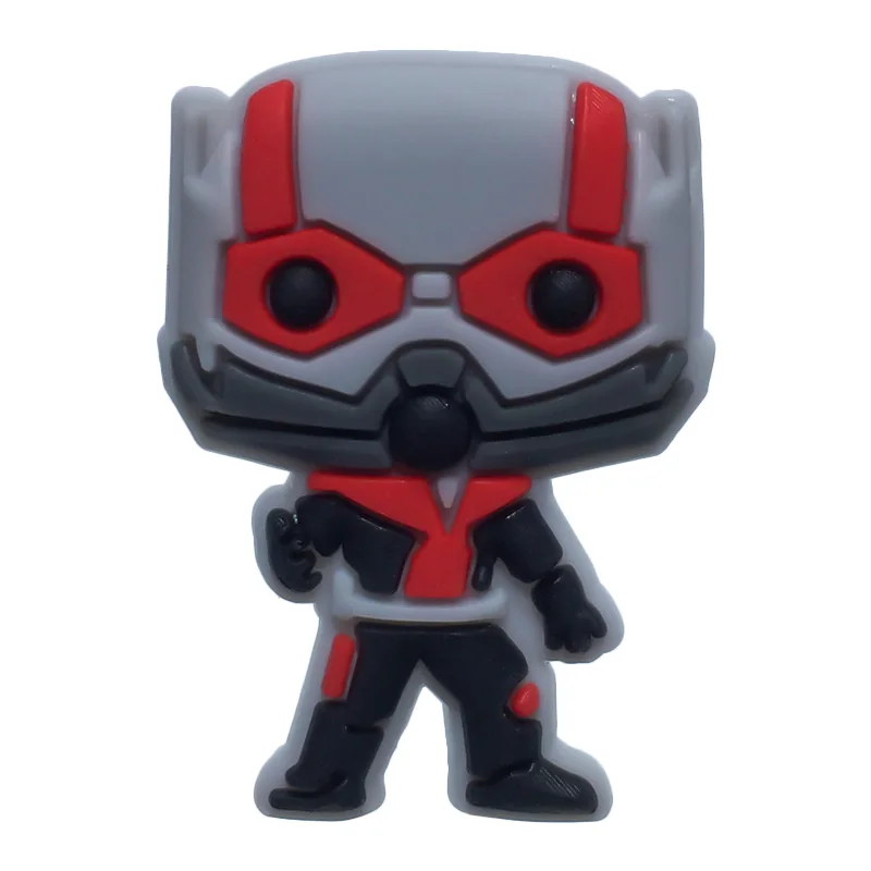 170-01 Новинка, 1 шт., Deadpool, единорог, мультфильм, ПВХ, обувь, амулеты, аксессуары, пряжки, подходят для браслетов, КРОК, амулеты, JIBZ, Детский Рождественский подарок - Цвет: 170-01